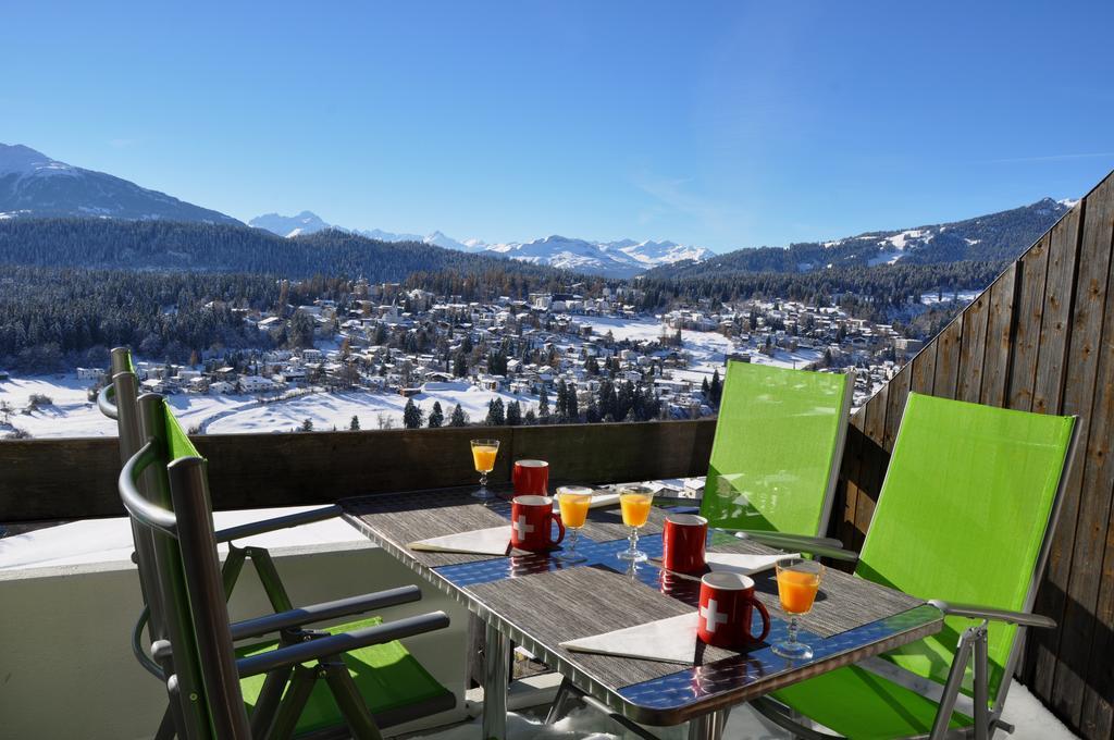 Crap Da Flem - 3.5 Zimmer Ferienwohnung Am Sonnenhang Von Flims Zewnętrze zdjęcie